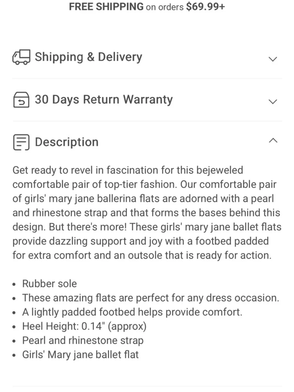 NIB DREAM PAIRS White Patent Leather Girls Mary Jane with Beaded Strap